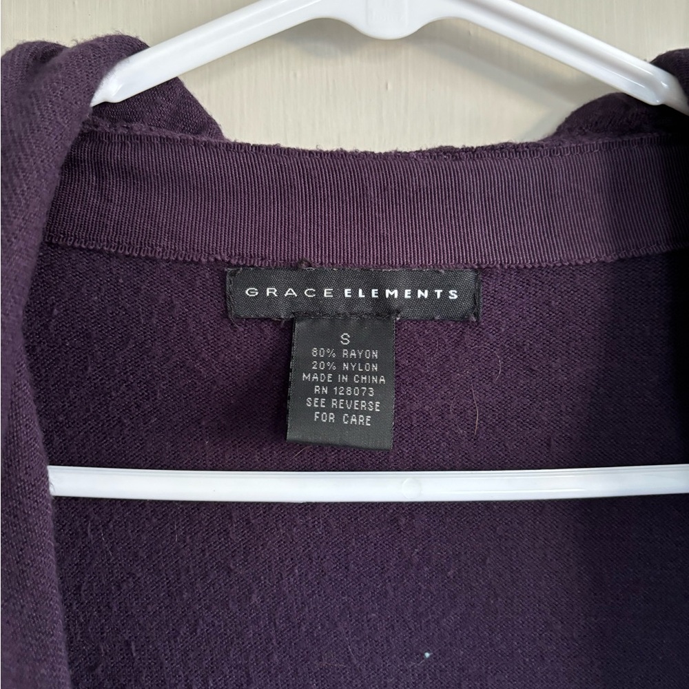 Purple Ruffle Sweater - Picture 3 of 5
